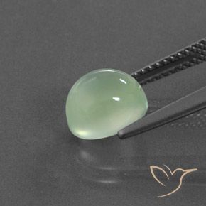 Prehnite Amarelo Claro Verde Natural 3.11ct, oval, Transparente/Translúcido