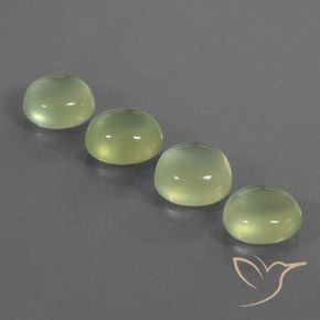 8.04ctw Natural Amarelo verde Prehnite, oval, Transparente