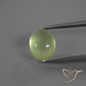 2.62ct Natural Amarelo verde Prehnite, oval, Transparente