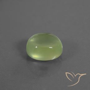 Prehnite Verde médio Natural 2.98ct, oval, Transparente