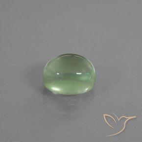 Prehnite Verde amarelado Natural 1.95ct, oval, Transparente