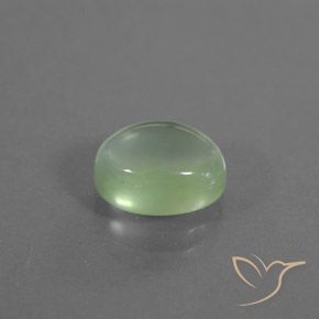 Prehnite Verde muito claro Natural 2.70ct, oval, Transparente