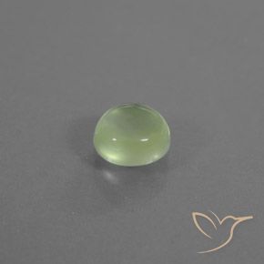 Prehnite Verde pálido Natural 1.21ct, oval, Transparente