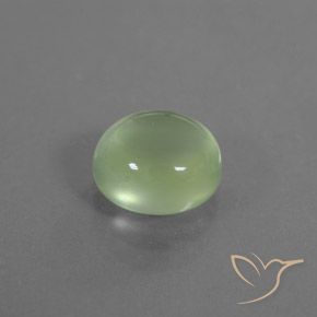Prehnite Luz verde Natural 3.05ct, oval, Transparente