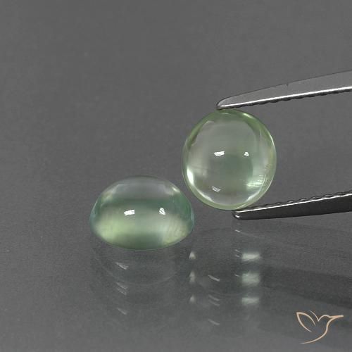 2.70ctw Natural Verde Pêra Claro Prehnite, oval, Transparente