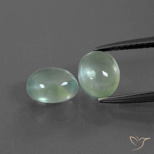 2.91ctw Natural Verde Menta Claro Prehnite, oval, Transparente