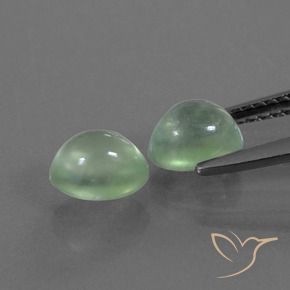 Pedras preciosas de Prehnite Verde amarelado natural de 2.34 ct, oval, Transparente