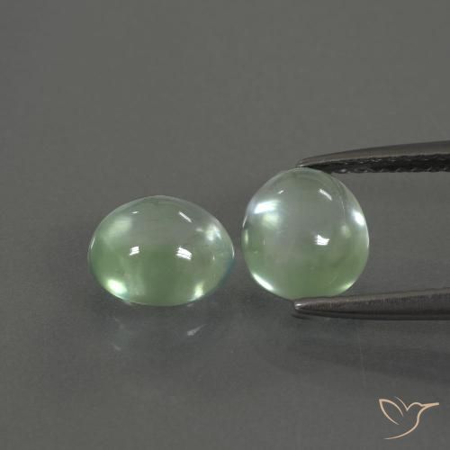 3.18ctw Natural Amarelo Claro Verde Prehnite, oval, Transparente