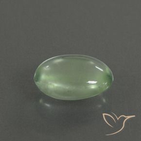 Prehnite Luz verde Natural 2.06ct, oval, Transparente