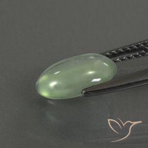 Prehnite Luz verde Natural 2.06ct, oval, Transparente