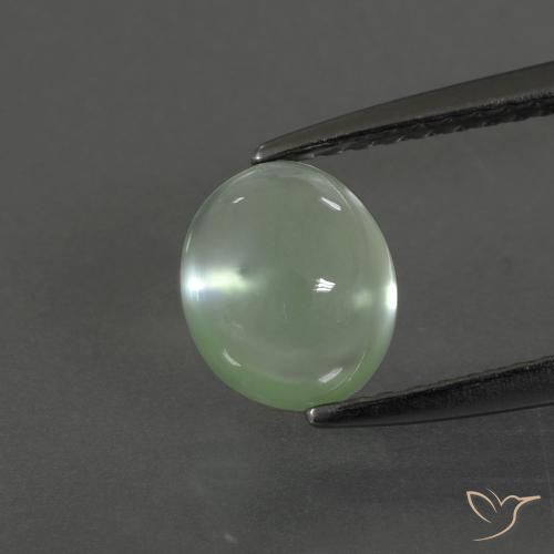 1.70ct Natural verde quente Prehnite, oval, Transparente