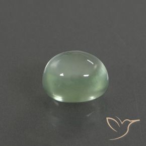 Prehnite verde quente Natural 1.70ct, oval, Transparente