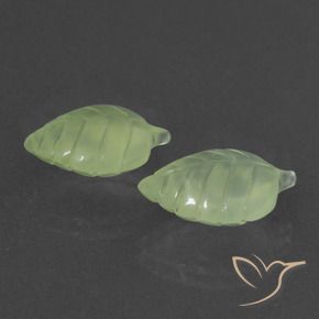 Pedras preciosas de Prehnite Amarelo verde natural de 8.94 ct, Chique, Translúcido