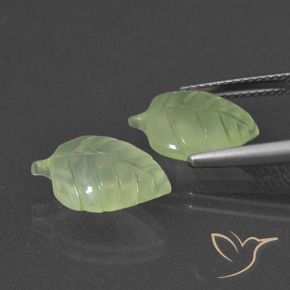 Pedras preciosas de Prehnite Amarelo verde natural de 8.94 ct, Chique, Translúcido