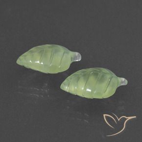 Pedras preciosas de Prehnite Amarelo verde natural de 7.90 ct, Chique, Translúcido