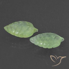 Pedras preciosas de Prehnite Amarelo verde natural de 8.63 ct, Chique, Translúcido