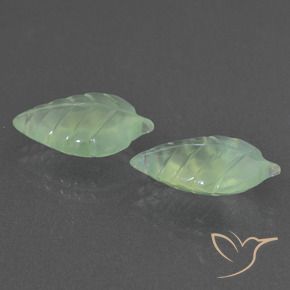 Pedras preciosas de Prehnite Amarelo Claro Verde natural de 11.91 ct, Chique, Translúcido