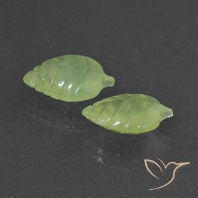 Pedras preciosas de Prehnite Verde limão natural de 8.80 ct, Chique, Translúcido