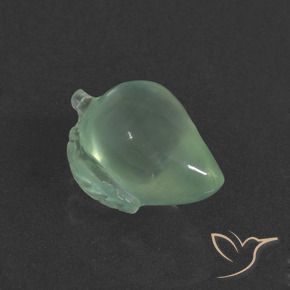 Prehnite Luz verde Natural 5.05ct, Chique, Translúcido