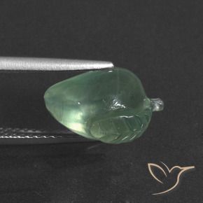 Prehnite Hortelã clara Natural 4.74ct, Chique, Translúcido