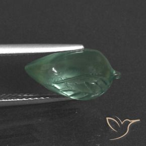 Prehnite Luz verde Natural 4.76ct, Chique, Translúcido