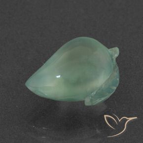 Prehnite Menta verde Natural 7.37ct, Chique, Translúcido