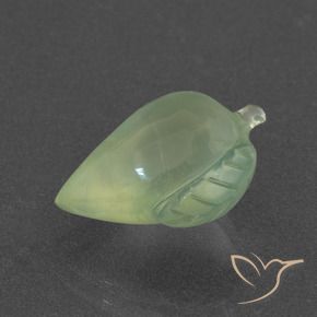 Prehnite Verde médio Natural 6.75ct, Chique, Translúcido