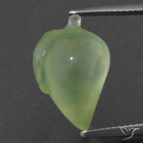 8.47ct Natural Verde médio Prehnite, Chique, Translúcido