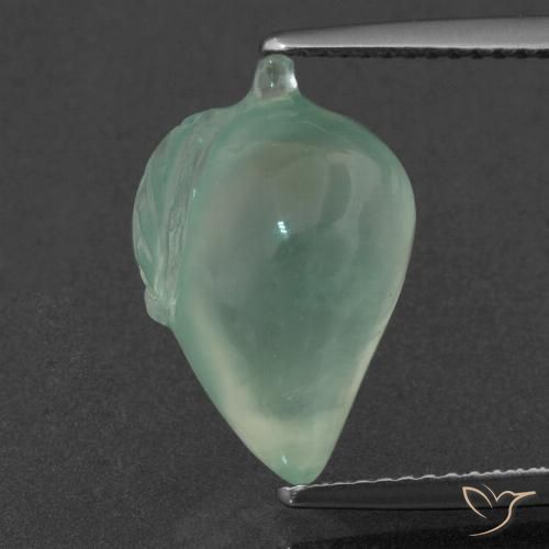8.43ct Natural Verde Menta Claro Prehnite, Chique, Translúcido