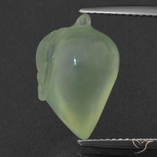 8.69ct Natural Amarelo verde Prehnite, Chique, Translúcido