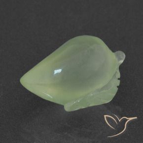 Prehnite Amarelo verde Natural 8.69ct, Chique, Translúcido