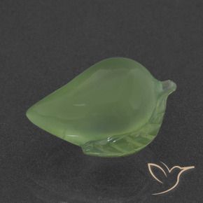 Prehnite Verde médio Natural 7.25ct, Chique, Translúcido