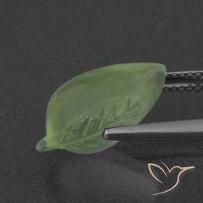 Prehnite Verde médio Natural 7.25ct, Chique, Translúcido