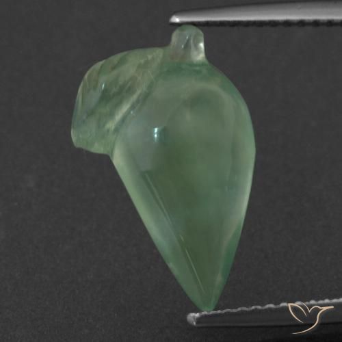 6.37ct Natural Luz verde Prehnite, Chique, Translúcido