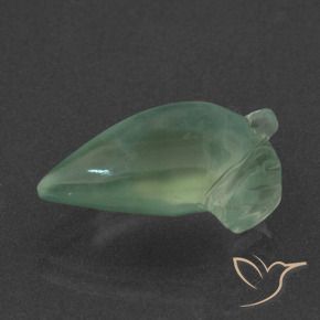 Prehnite Luz verde Natural 6.37ct, Chique, Translúcido