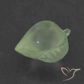 Prehnite Amarelo verde Natural 8.56ct, Chique, Translúcido