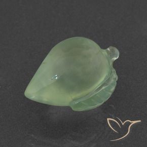 Prehnite Verde Limão Pálido Natural 8.08ct, Chique, Translúcido