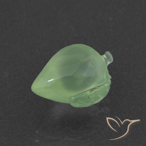 Prehnite Verde amarelado Natural 5.14ct, Chique, Translúcido