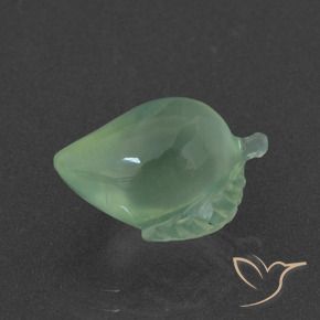 Prehnite Luz verde Natural 6.25ct, Chique, Translúcido