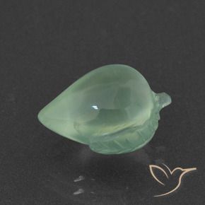 Prehnite Menta verde Natural 5.58ct, Chique, Translúcido