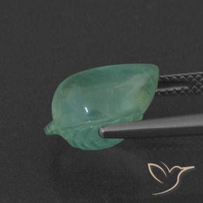 Prehnite Verde claro fresco Natural 5.79ct, Chique, Translúcido
