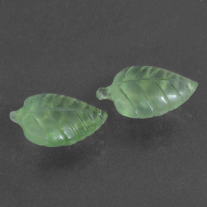 Pedras preciosas de prehnita verde natural de 11,01 ct, forma extravagante, translúcido