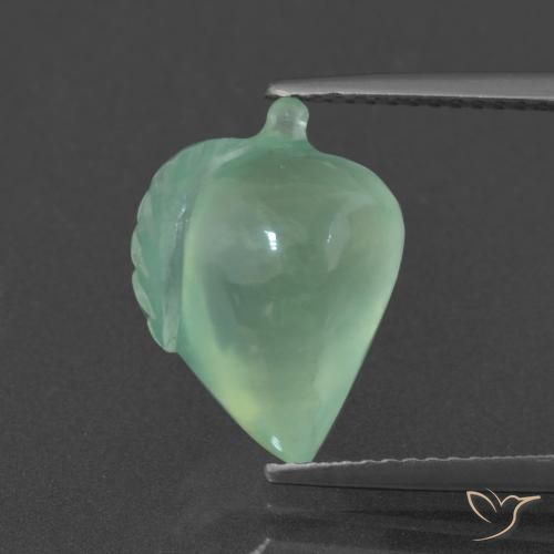 7.48ct Natural Hortelã clara Prehnite, Chique, Translúcido