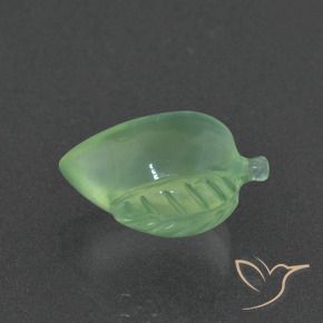 Prehnite Verde amarelado Natural 5.59ct, Chique, Translúcido