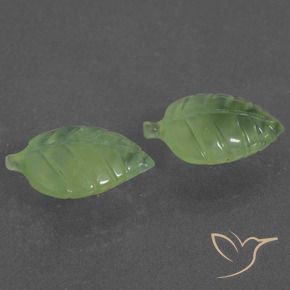 Pedras preciosas de Prehnite Verde amarelado natural de 11.80 ct, Chique, Translúcido