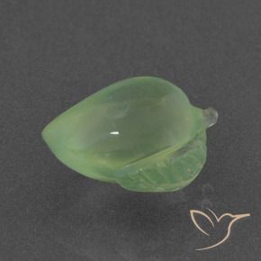 Prehnite Verde médio Natural 7.00ct, Chique, Translúcido