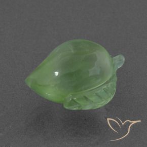 Prehnite verde pêra Natural 8.31ct, Chique, Translúcido