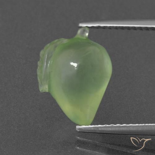 5.90ct Natural Amarelo verde Prehnite, Chique, Translúcido