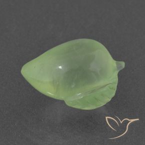 Prehnite Verde Limão Pálido Natural 7.98ct, Chique, Translúcido