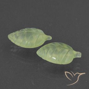 Pedras preciosas de Prehnite Verde limão natural de 10.57 ct, Chique, Translúcido